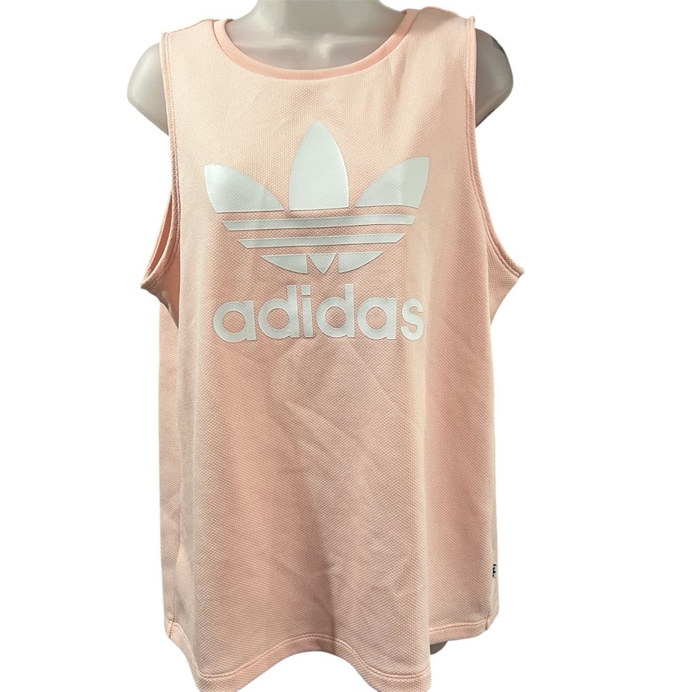 Adidas Trefoil Ice Pink Tank Top medium women’s